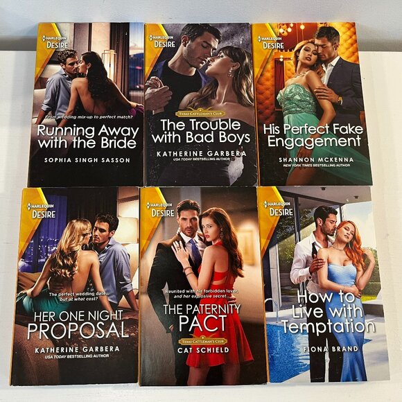 Lot of 24 "Harlequin Desire" Paperback Romance Novels - Excellent condition! - Picture 6 of 7